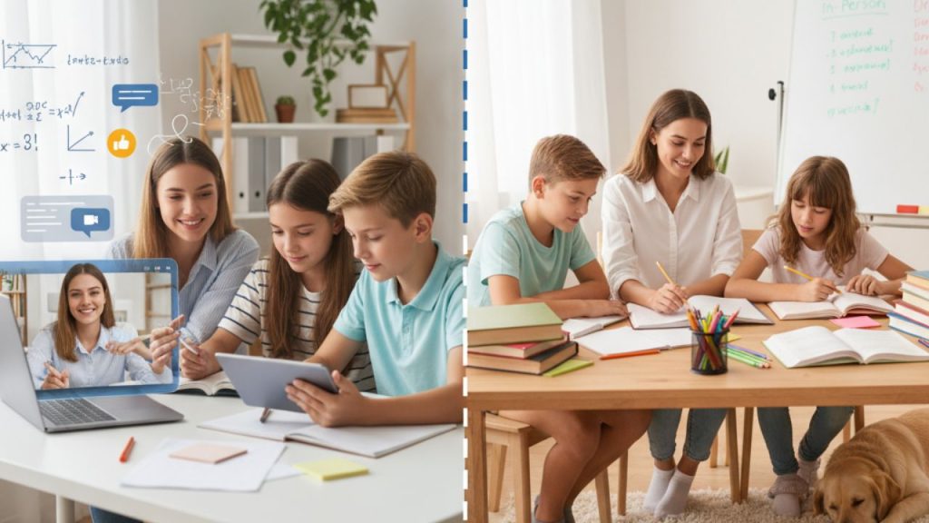Online vs. In-Person Private Tutoring